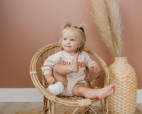 pumpkin-organic-cotton-sweatshirt-romper- at Sophia's Style-3